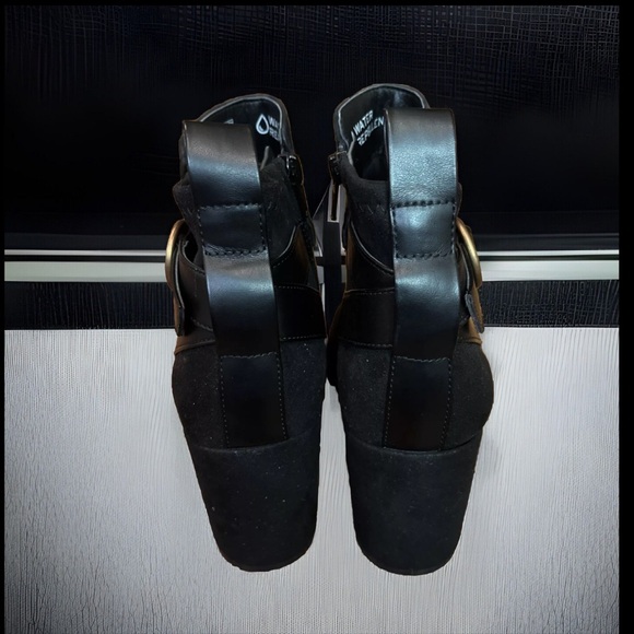 Vionic Women's Tenley Bootie Leather Suede Water Repellent Block/Square Toe - Picture 12 of 15